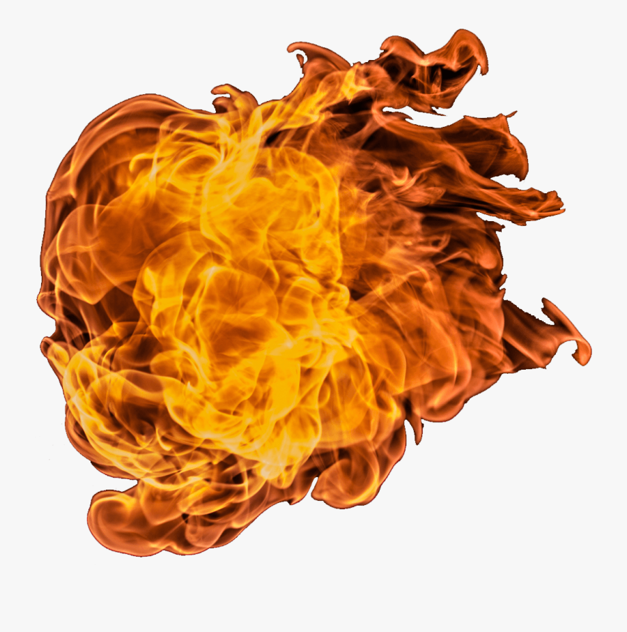 Huge Ball Of Fire - Conductions Heat, Transparent Clipart