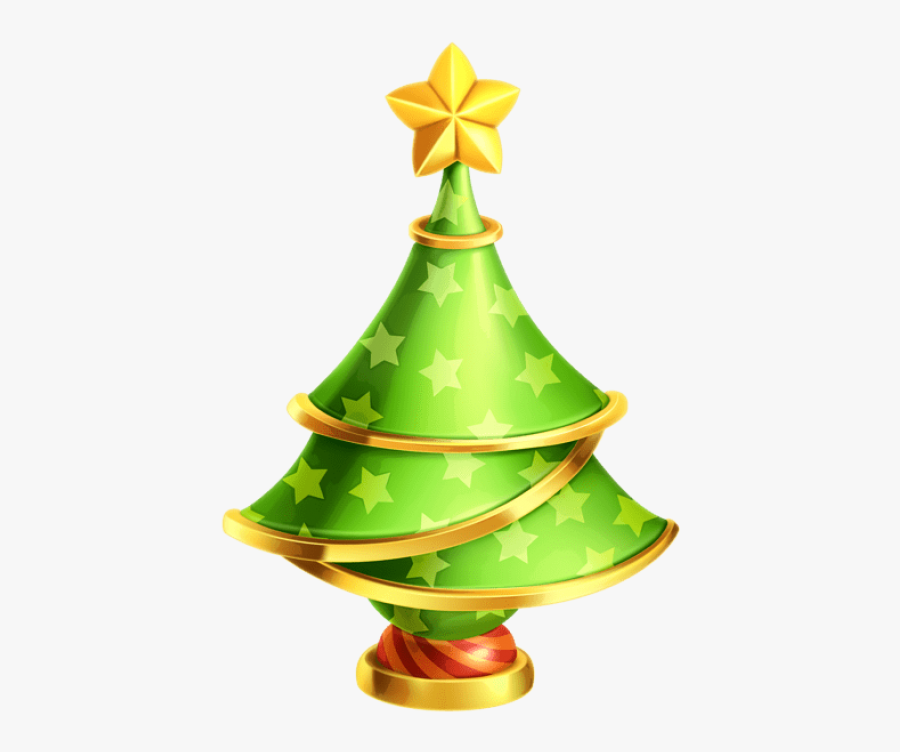 Birthday Hat Transparent Transparent Christmas Tree - Christmas Tree, Transparent Clipart