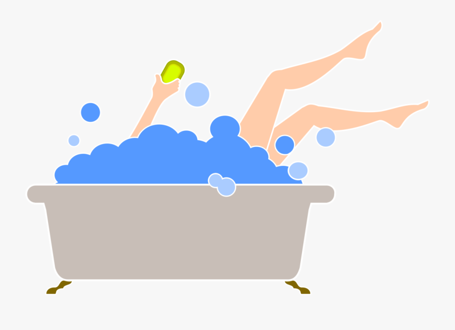 Human Behavior,area,sky - Cartoon Hot Tub Clipart, Transparent Clipart