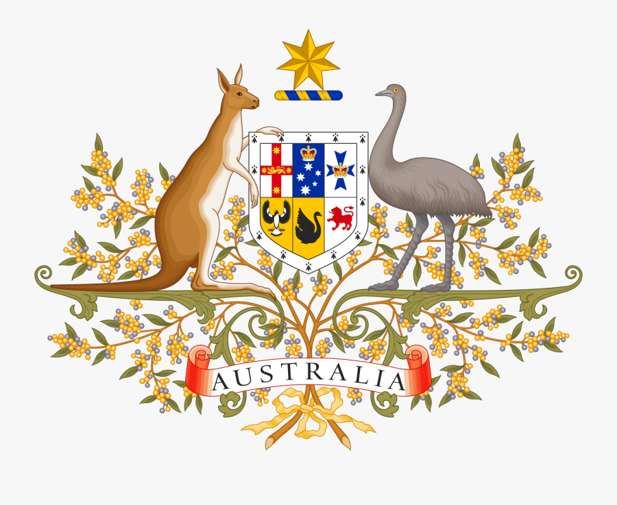 Grant V Knitting Mills - Australian Coat Of Arms, Transparent Clipart