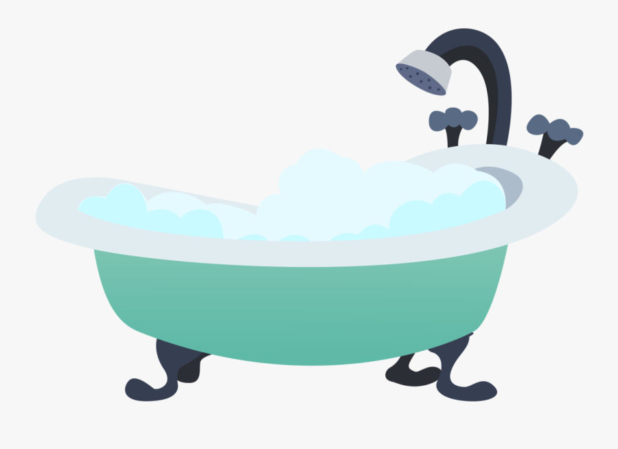 Transparent Bathtub Clipart - Cartoon Bath Tub Png , Free Transparent
