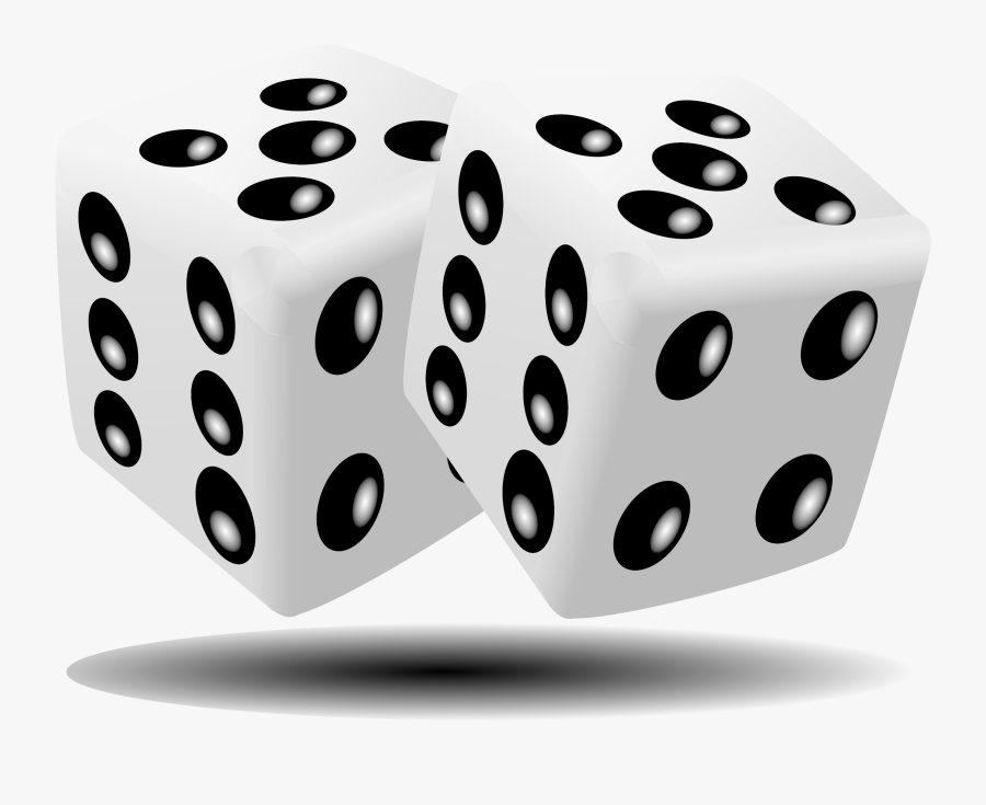 Dice,dice Game,recreation - Pair Of Dice, Transparent Clipart
