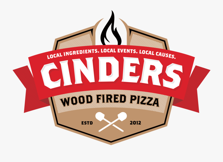 Cinders Wood Fired Pizza Clipart , Png Download - Emblem, Transparent Clipart