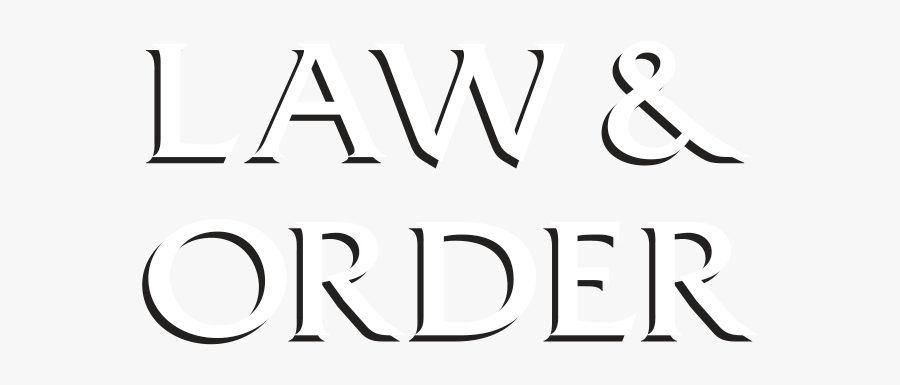 Law Clipart Law And Order - Law & Order Png, Transparent Clipart