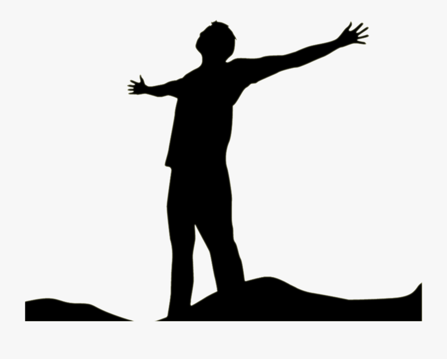 Law Versus Gospel Clipart - Worship Silhouette, Transparent Clipart