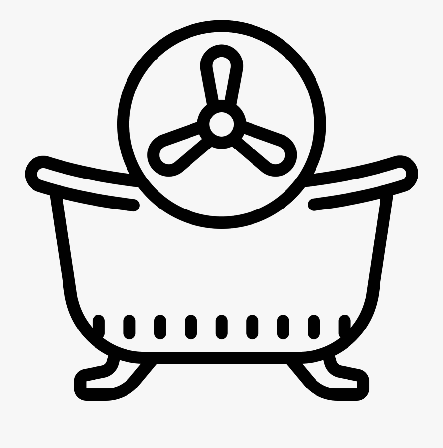 Bath Fan Icon Free Download Png And Vector - Baby Ventilator Icon, Transparent Clipart