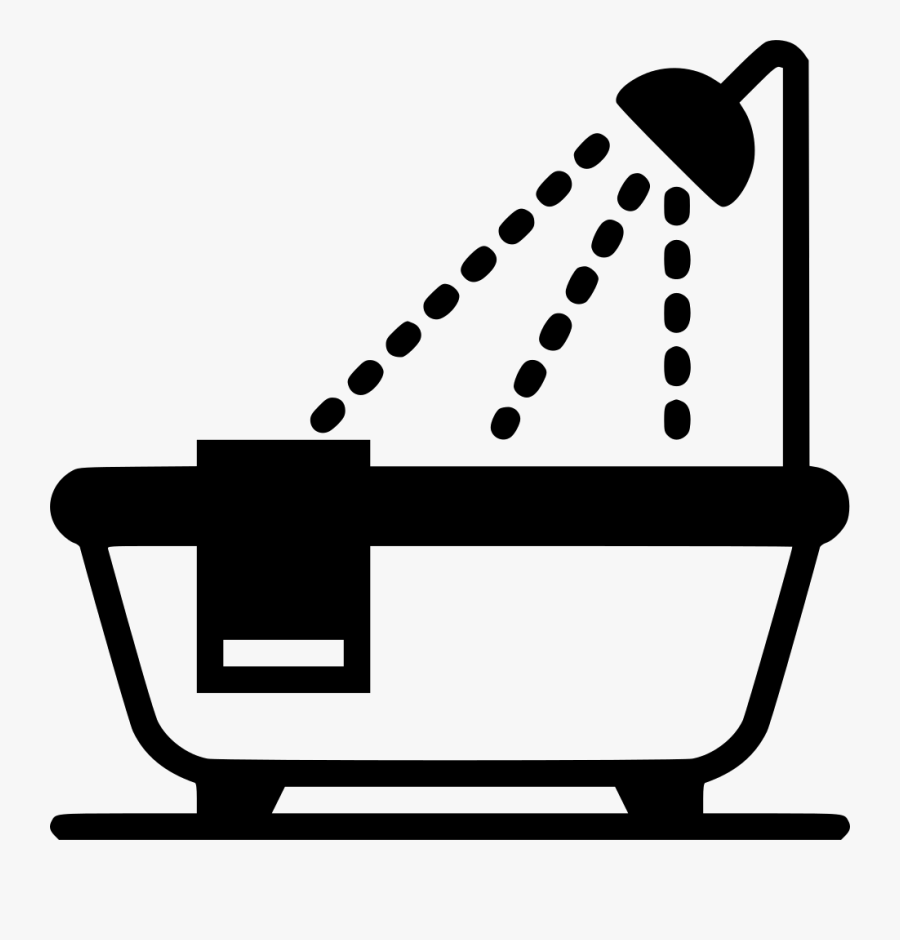 Bathtub Clipart Svg Transparent Background Bath Icon Png Download ...