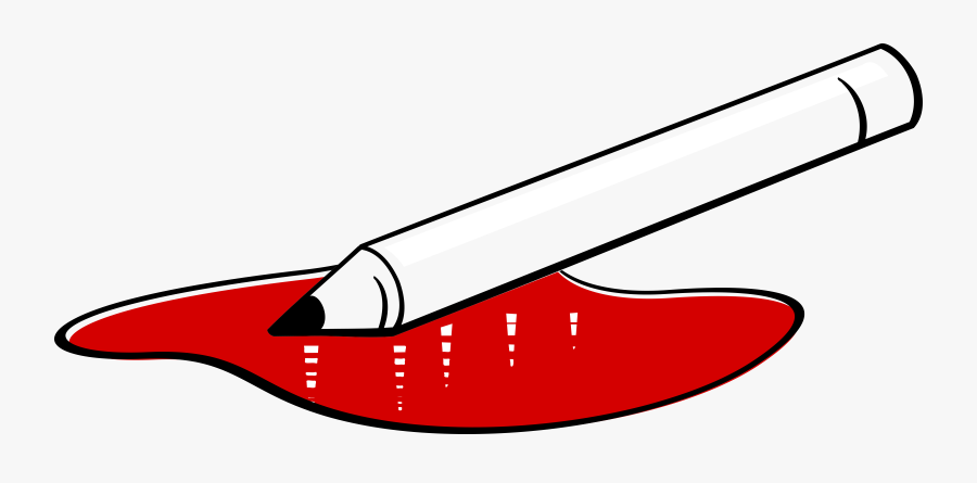 Blood Puddle Png Www - Pencil With Blood, Transparent Clipart
