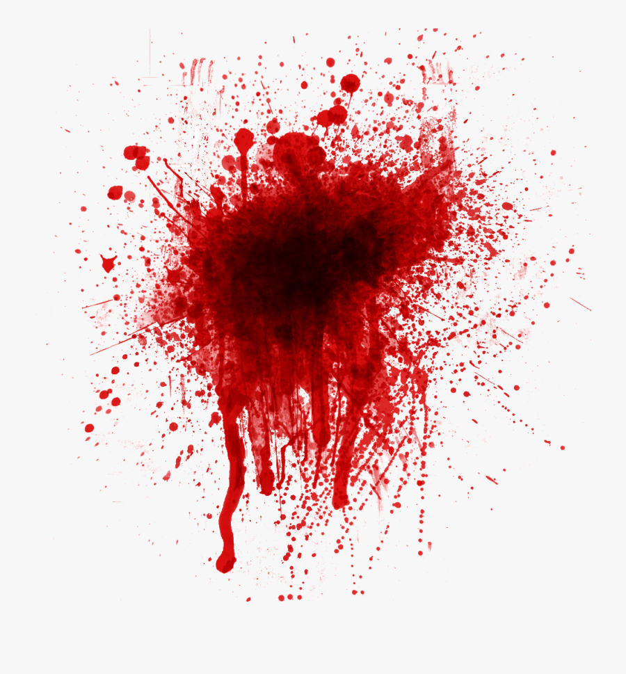 Blood Splatter Clipart - Blood Splatter Realistic, Transparent Clipart