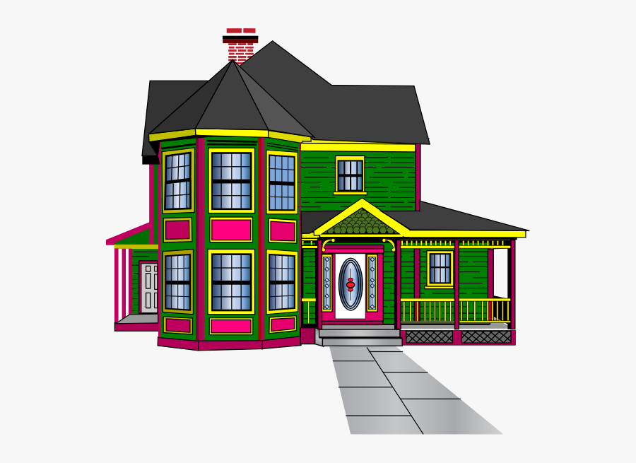 Townhouse - Clipart - House Clip Art, Transparent Clipart