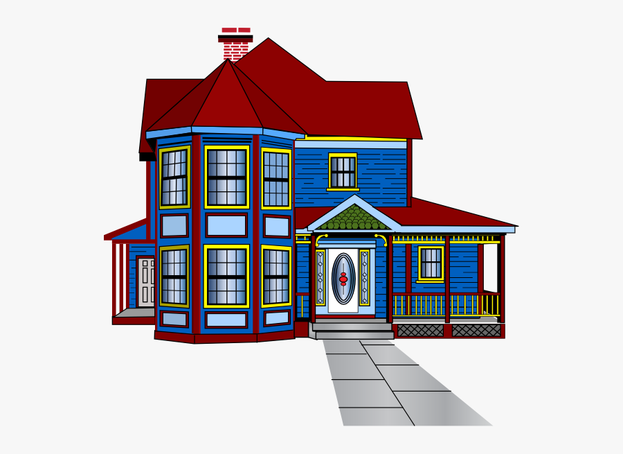 Car Game A Clip - Victorian House Clip Art, Transparent Clipart