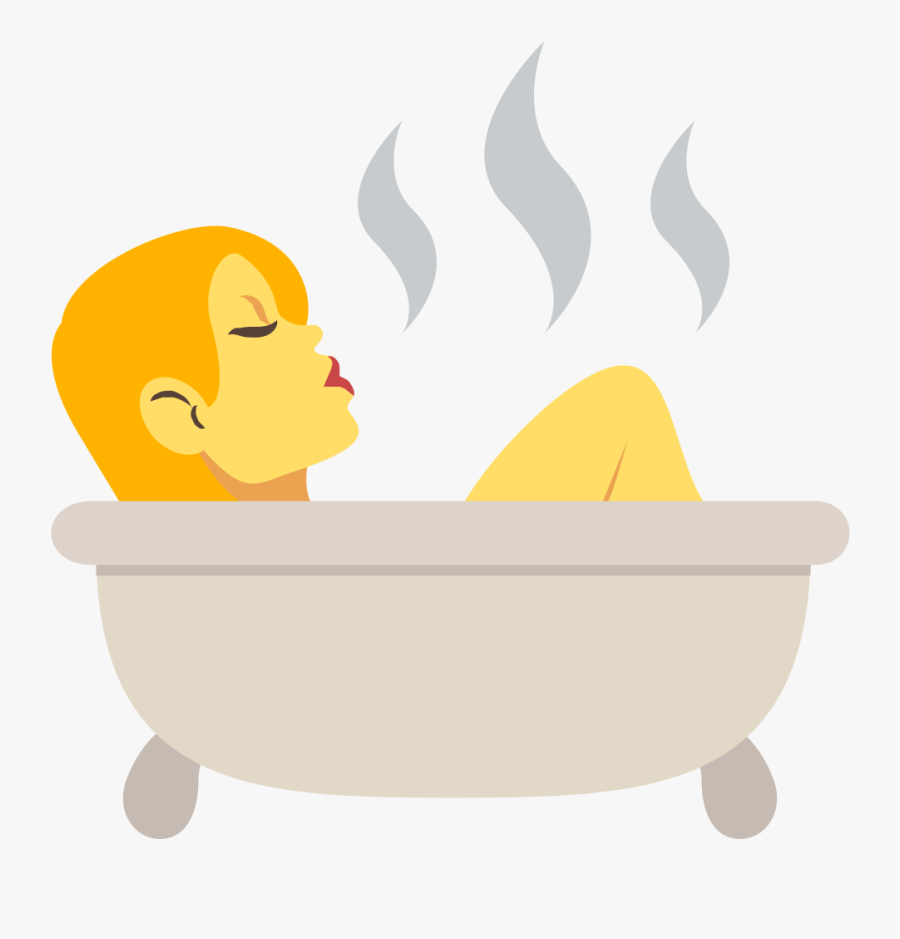 File - Emojione 1f6c0 - Svg - Emoji Taking A Bath - Bath Emoji, Transparent Clipart