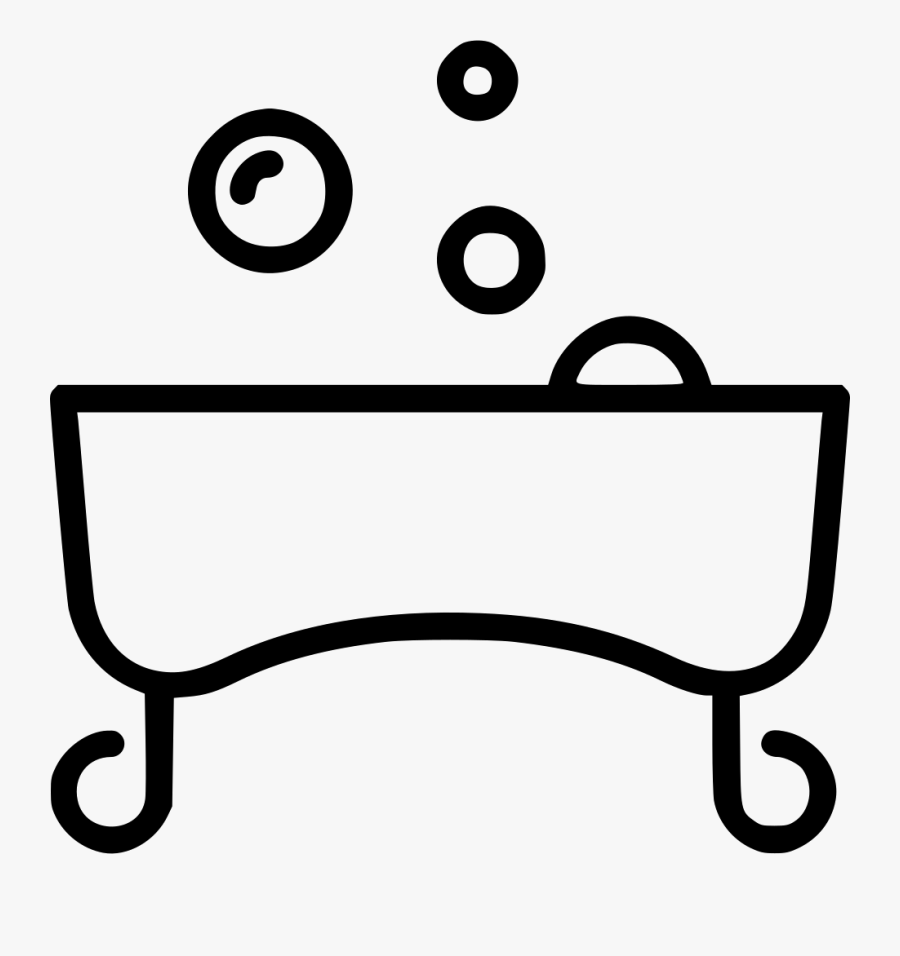 Tub Bathroom Wash Svg - Bathtub, Transparent Clipart