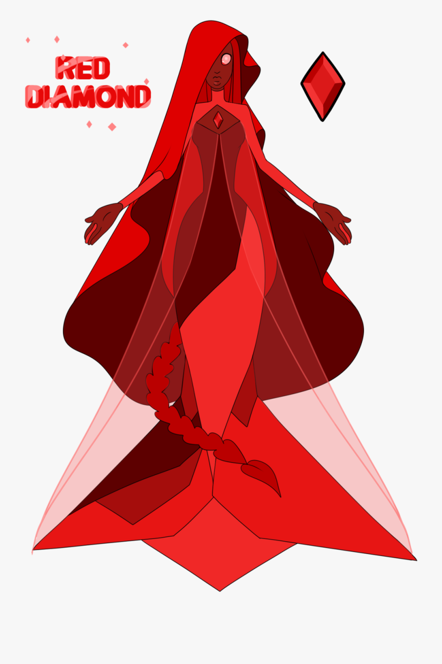 Gems Clipart Blood Diamond - Red Diamond Steven Universe Movie, Transparent Clipart