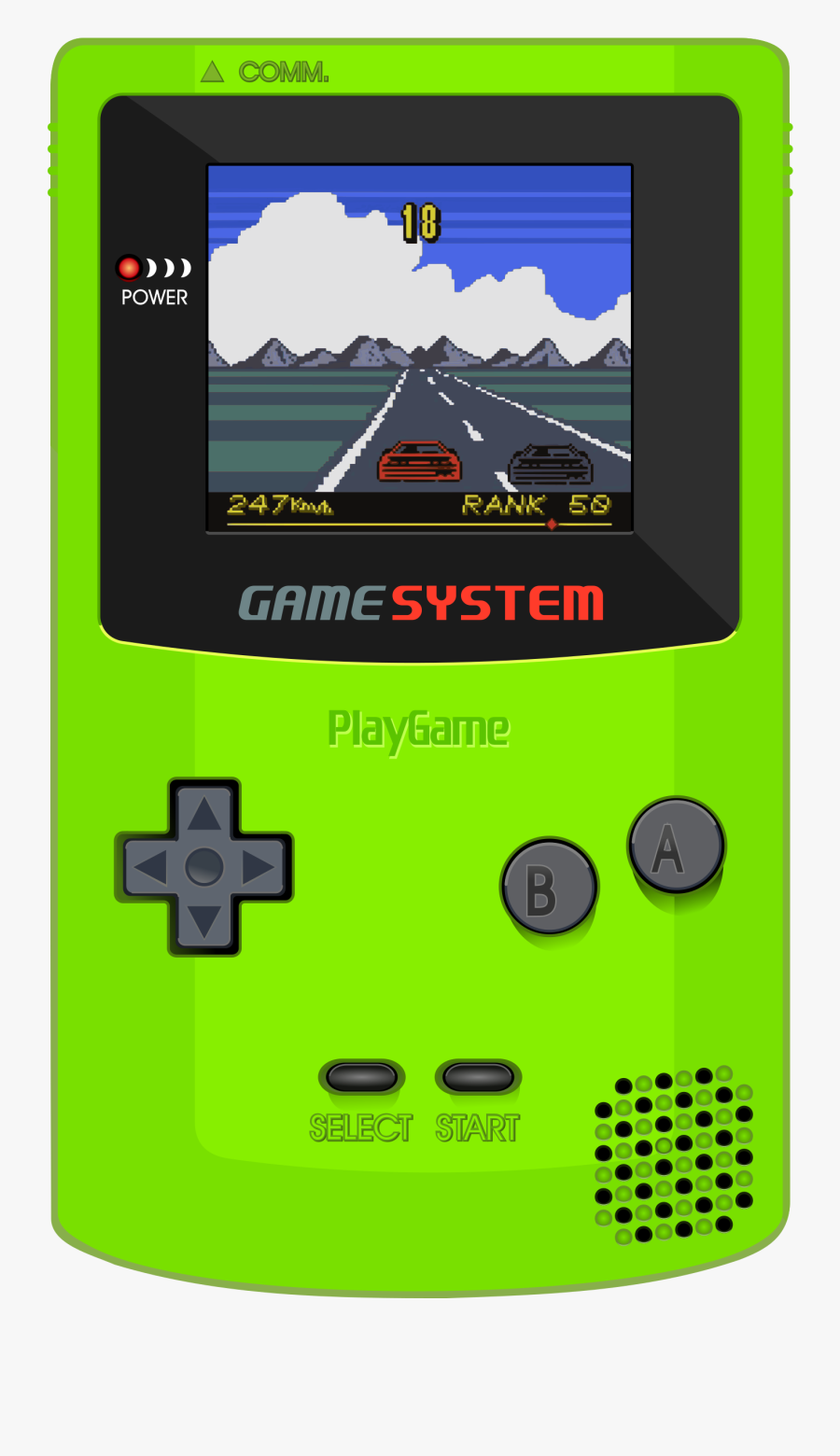 Video System Portative Medium - Electronic Game Clipart, Transparent Clipart