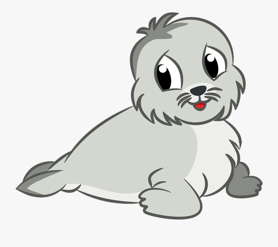 Drawing Medium Image Png - Cute Seal Clip Art, Transparent Clipart