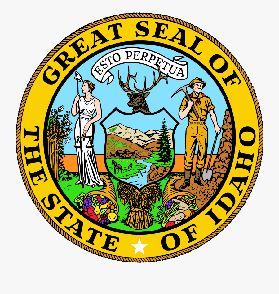 Idaho Seal Clipart , Png Download - Idaho State Flag, Transparent Clipart