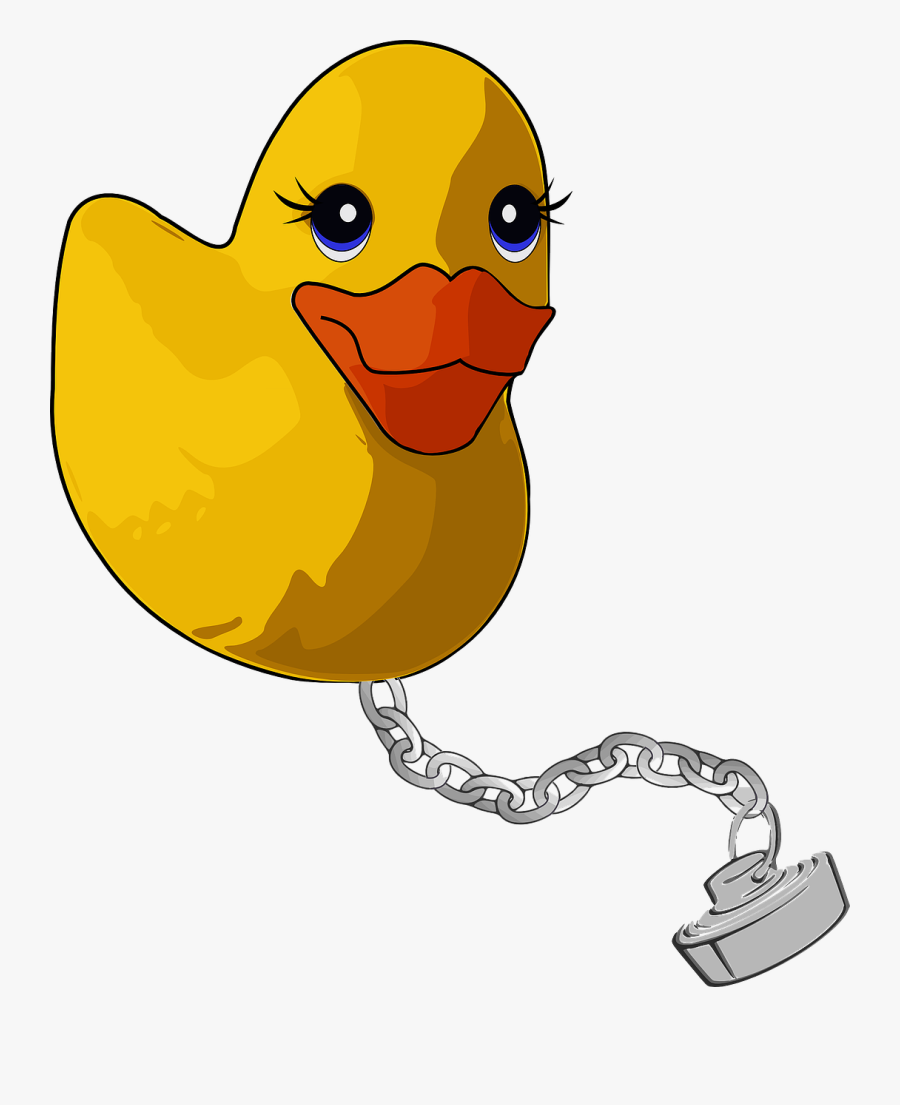 Rubber, Duck, Stopper, Baby, Bathtub, Bath, Toy, Fun - Animations Moving Pictures Of Ducks, Transparent Clipart