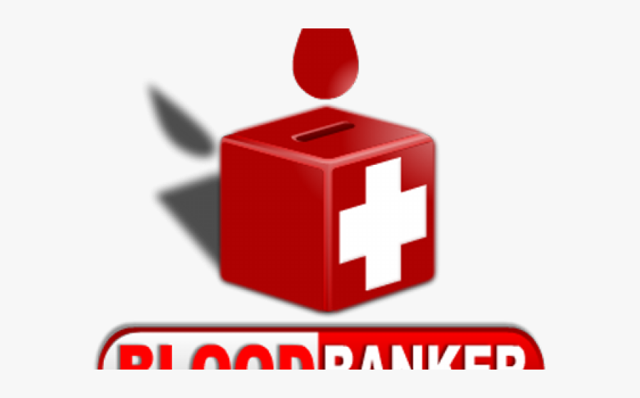 Blood Clipart Blood Donation - Blood Bank Icon Png, Transparent Clipart
