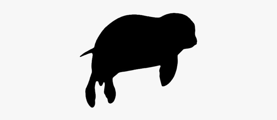 Harbour Seal Clipart Png Black And White - Bull, Transparent Clipart