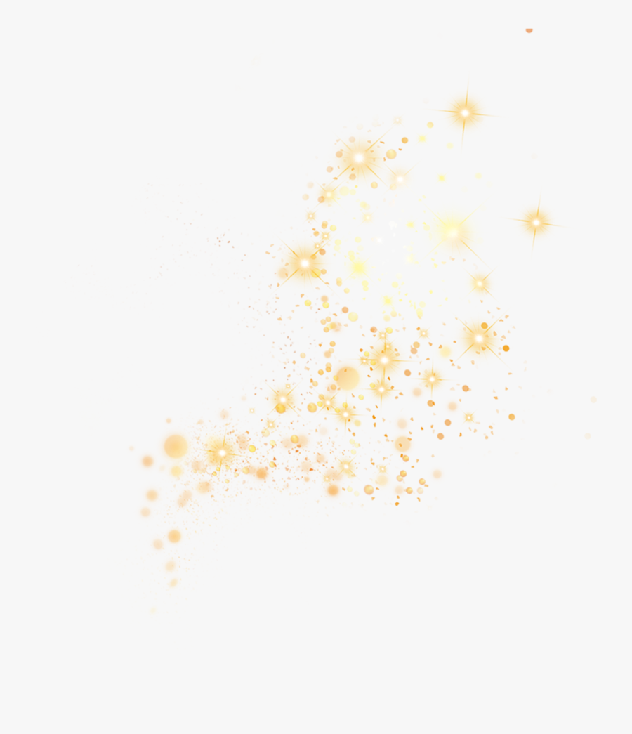 Star Light Effect Yellow Element Halo Clipart - Illustration, Transparent Clipart