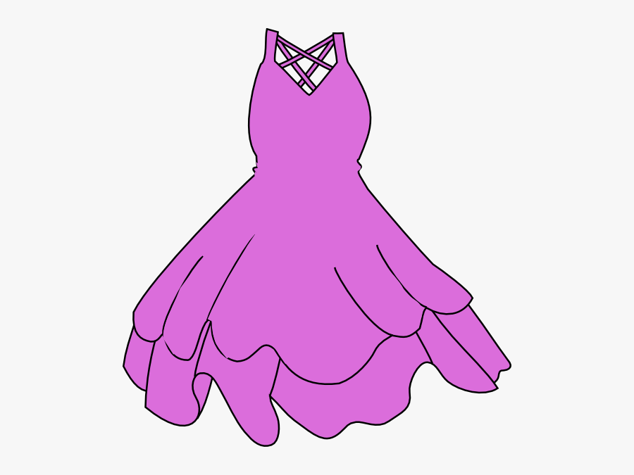 Lilac Dress Clip Art - Prom Dresses Clip Art, Transparent Clipart