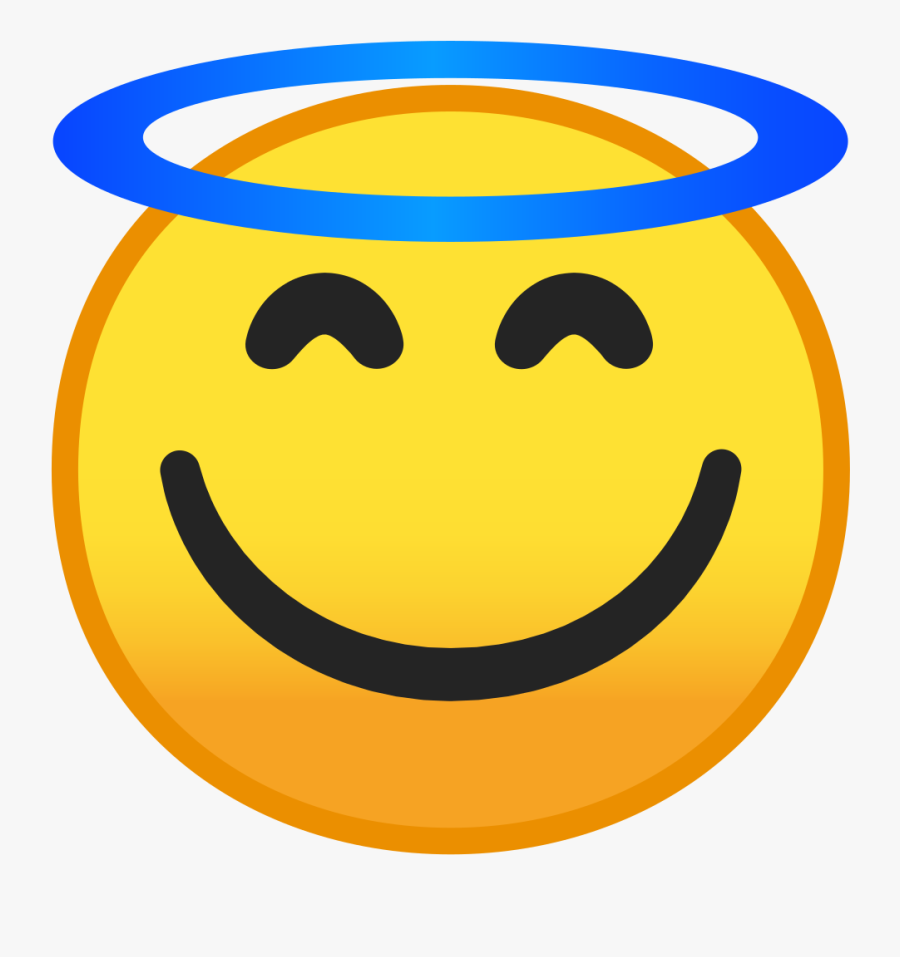 Smiling Face With Halo Icon Feeling Blessed Emoji Free Transparent 