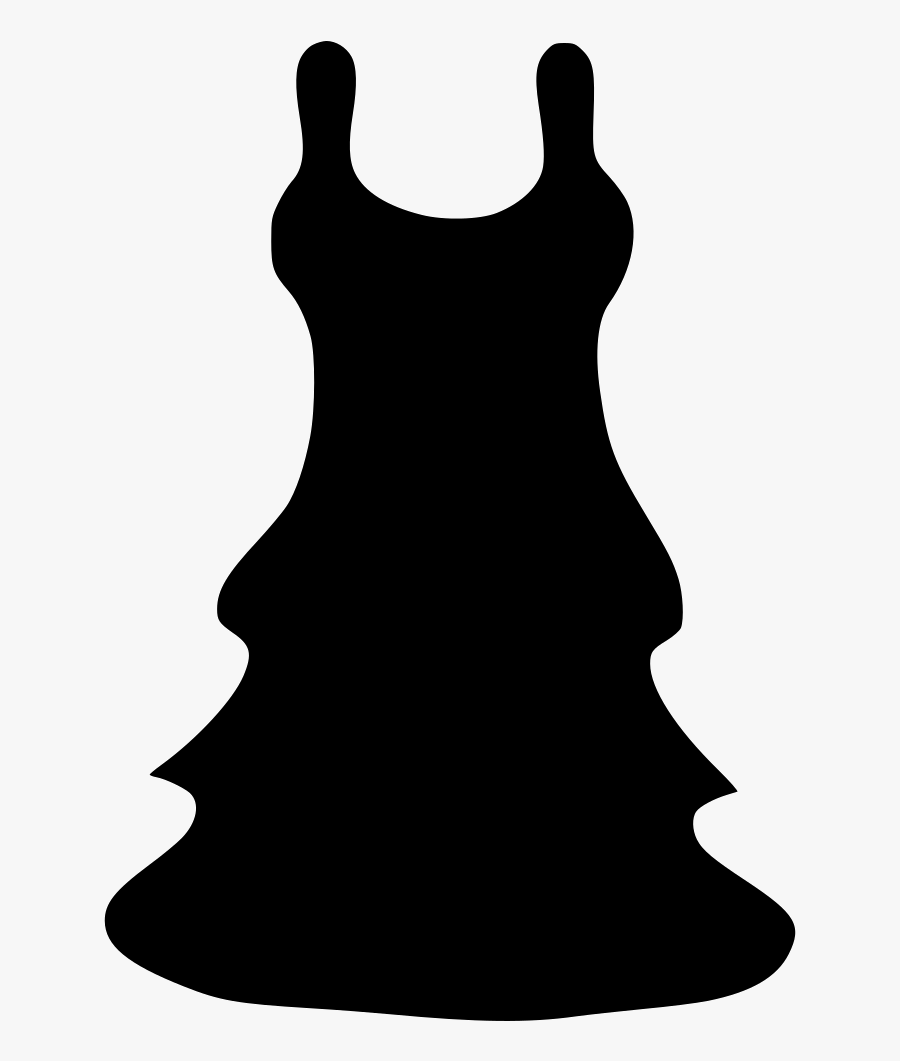 Transparent Prom Clipart - Clothes Silhouette Transparent Background, Transparent Clipart