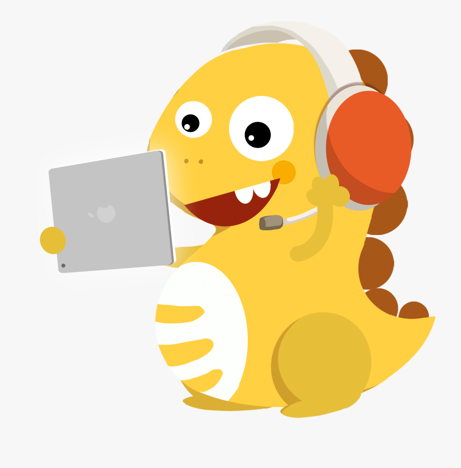 Dino Is Ready To Teach Part Time Teaching, Full Time - Vipkid Dino Transparent Background, Transparent Clipart
