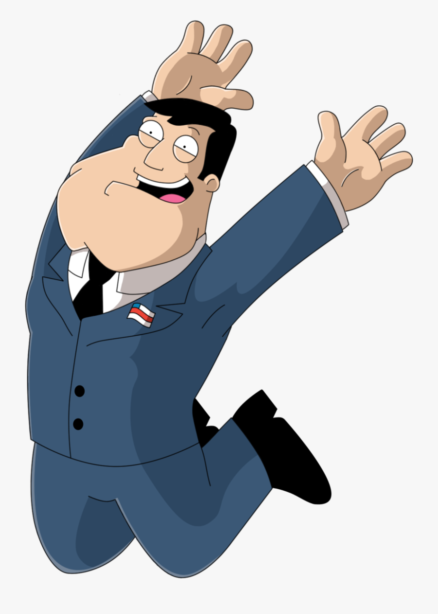 Clipart For U - American Dad Stan Happy, Transparent Clipart