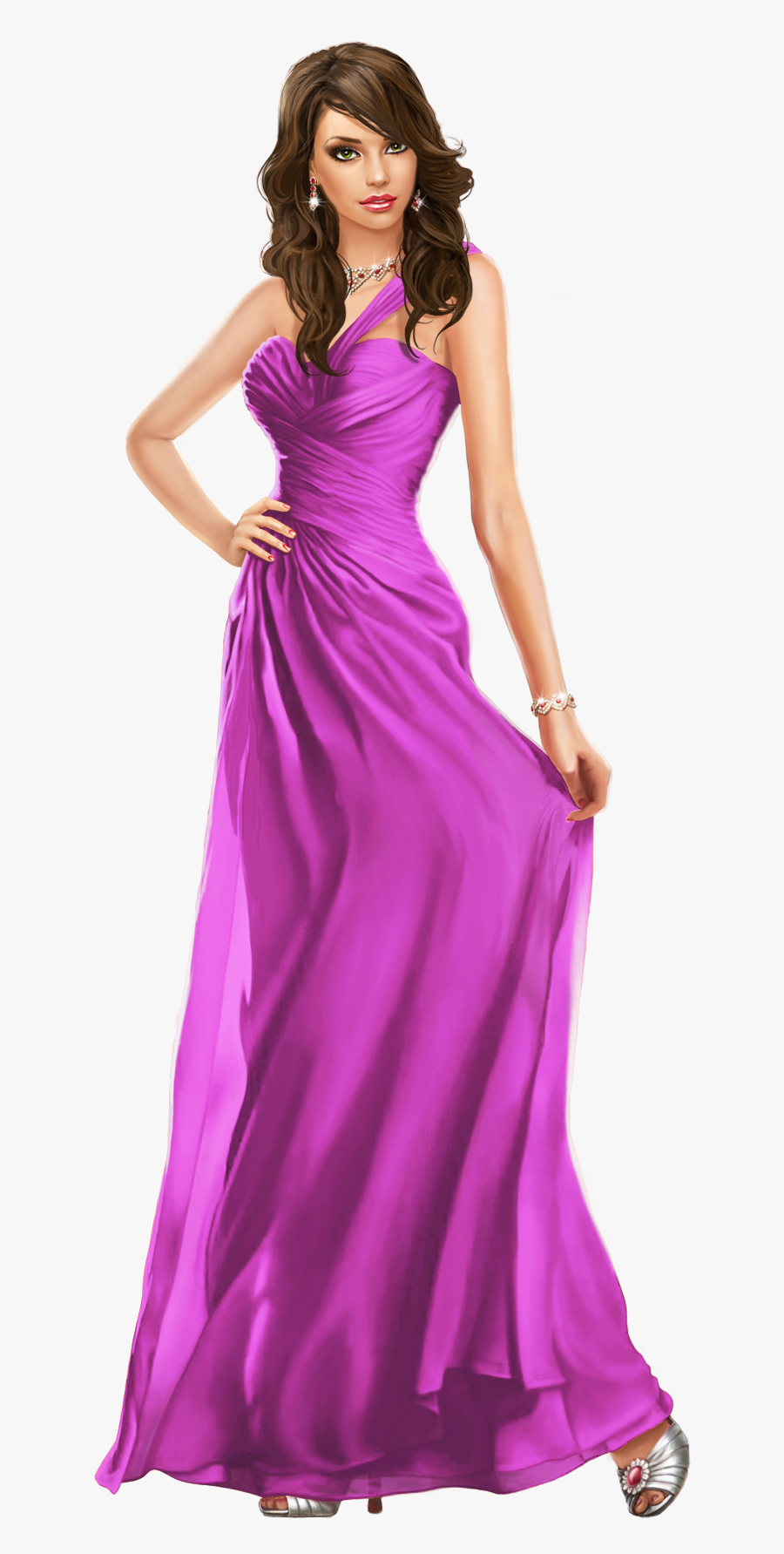 Gown, Transparent Clipart