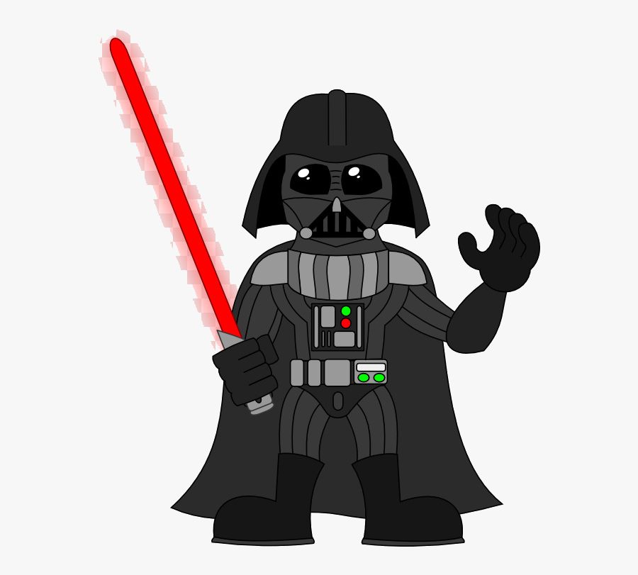 Darth Vader Drawing Cartoon Illustration Transparent - Darth Vader Clipart, Transparent Clipart