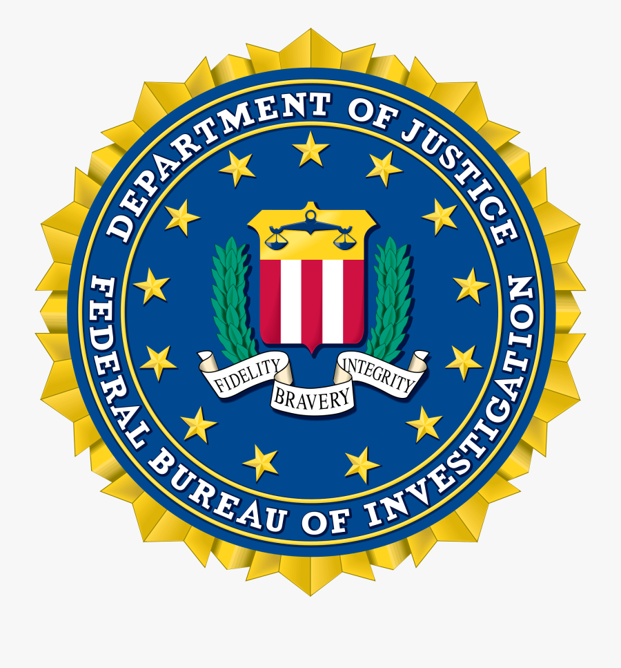Department Of Justice Fbi, Transparent Clipart