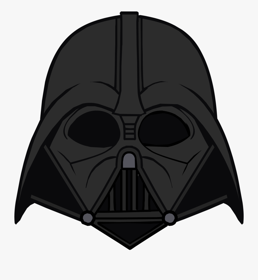 Darth Vader Transparent Clipart , Png Download - Darth Vader Helmet Clipart, Transparent Clipart