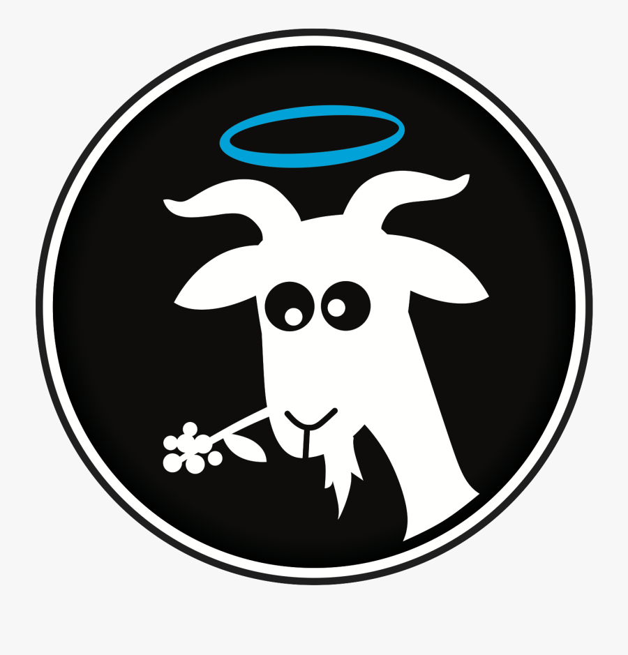 Goat Coffee - Circle, Transparent Clipart