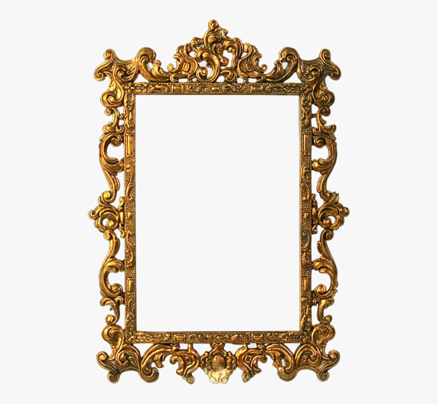 Picture Frame,brass,rectangle, Transparent Clipart