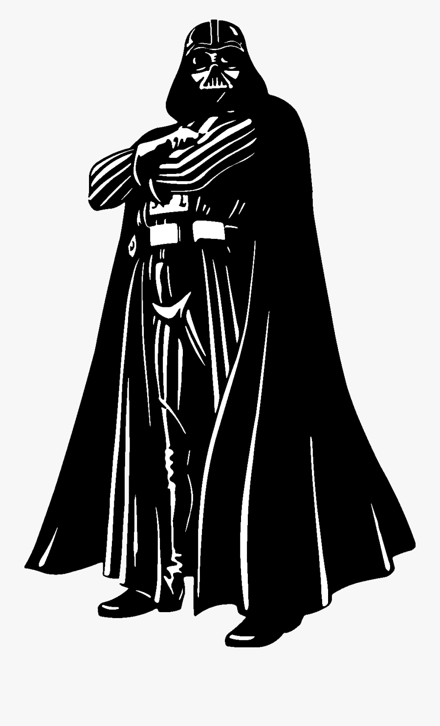 Darth Vader Vector Icon Template Clipart Free Transparent - Darth Vader Clipart, Transparent Clipart
