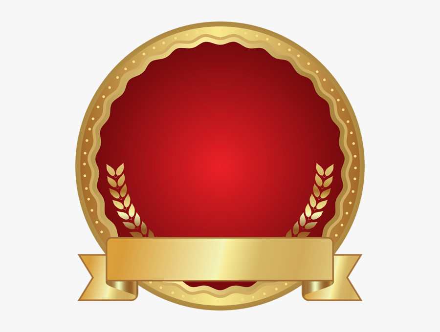 Blank Blue Silver Badge Ribbon Star Clipart Psd - Png Badges, Transparent Clipart