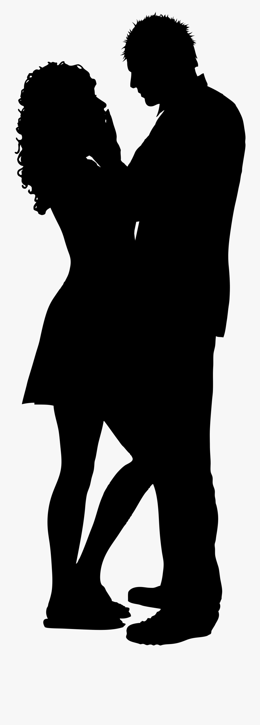 Collection Of Silhouette - Couple Silhouette Png Transparent, Transparent Clipart