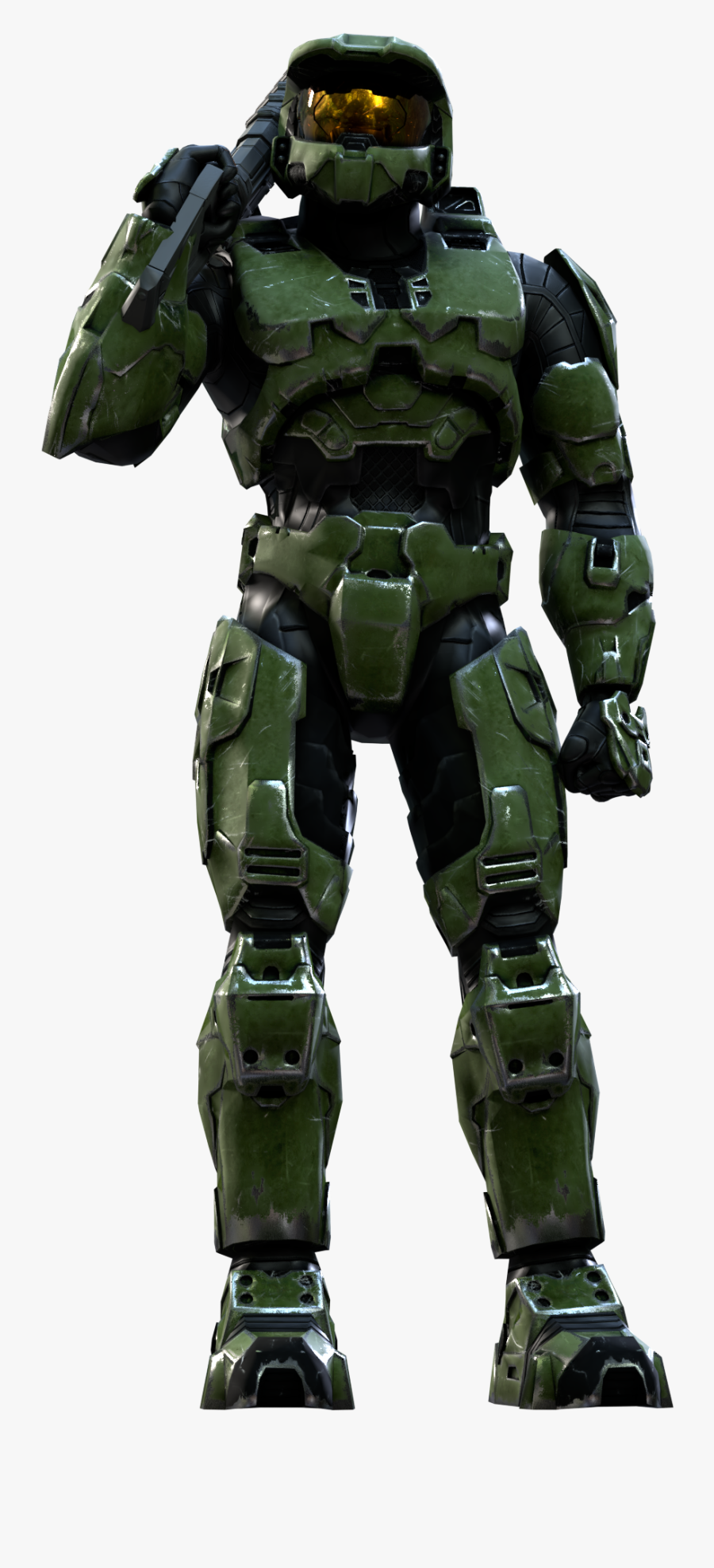 Clip Art Mjolnir Mark Vi Render - Mark Vi Master Chief, Transparent Clipart