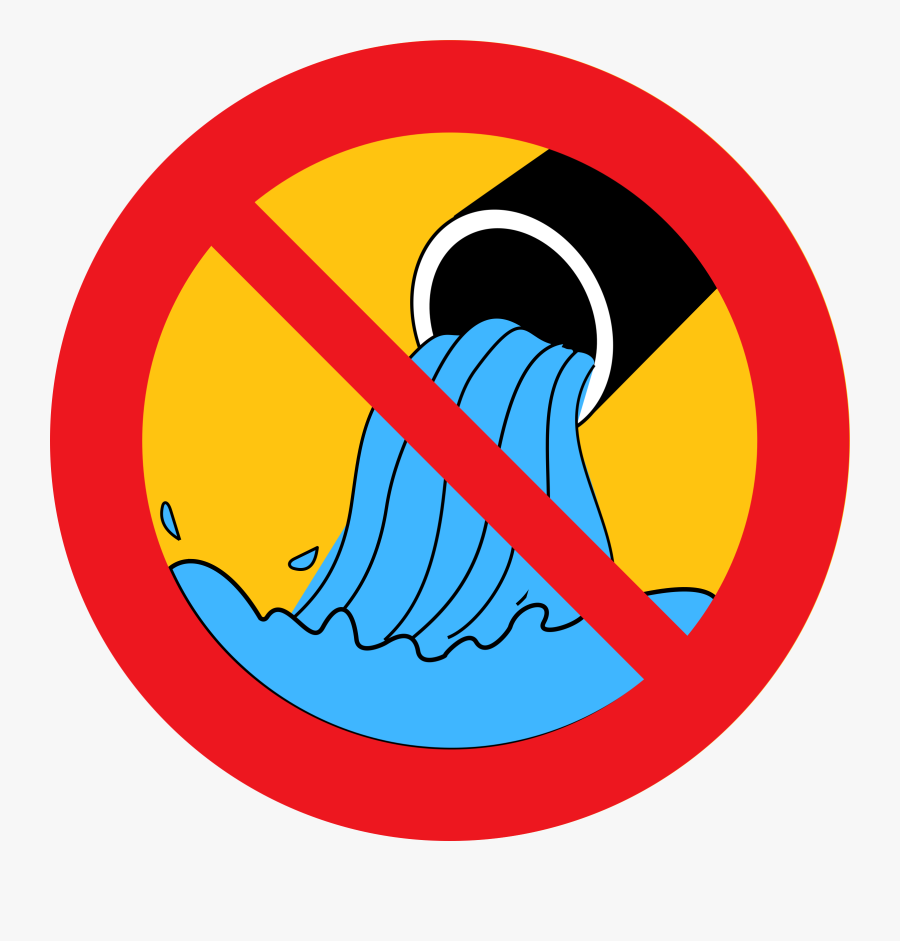 Thumb Image - No Water Pollution Sign, Transparent Clipart