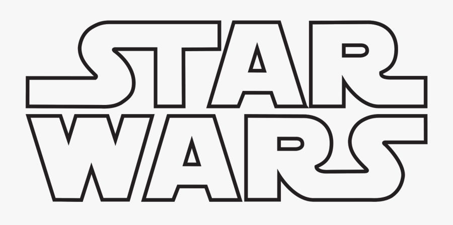 Resultado De Imagem Para Darth Vader Molde What Is - Star Wars Logo Black And White, Transparent Clipart