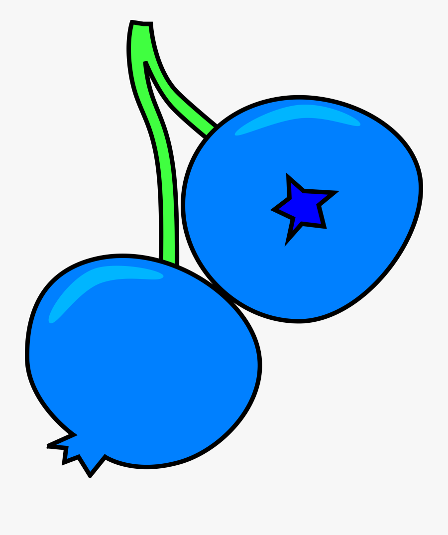 Blueberry - Blue Berry Clip Art, Transparent Clipart