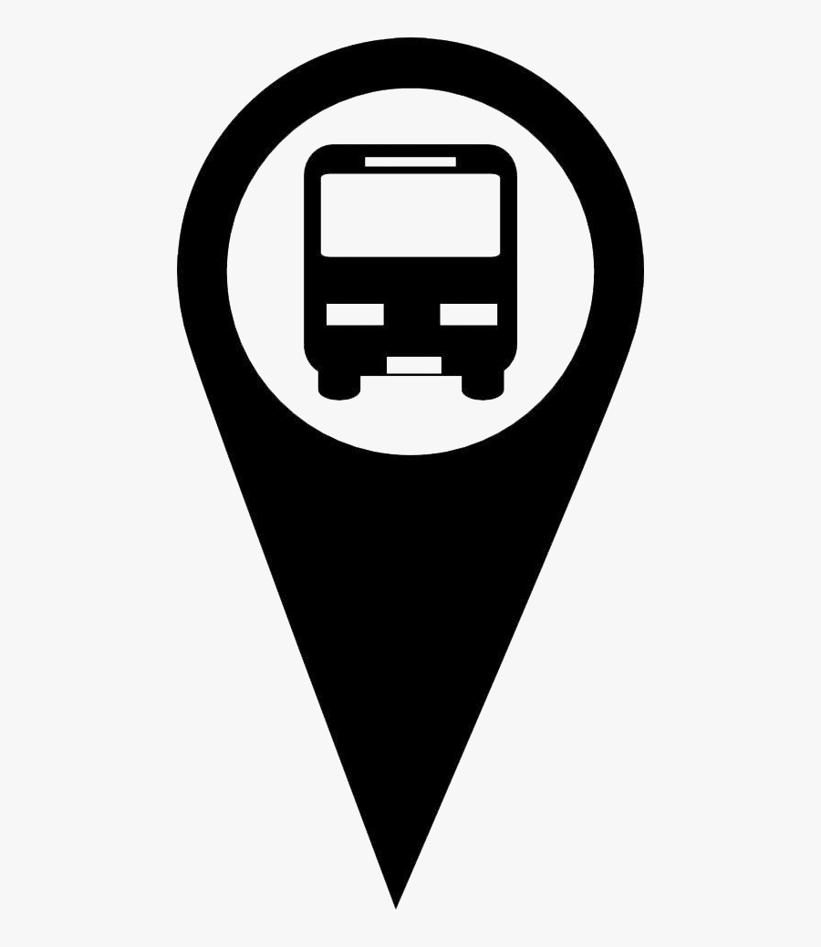 Bus Icon Stop Positioning Logo Hq Image Free Png Clipart - Emblem, Transparent Clipart