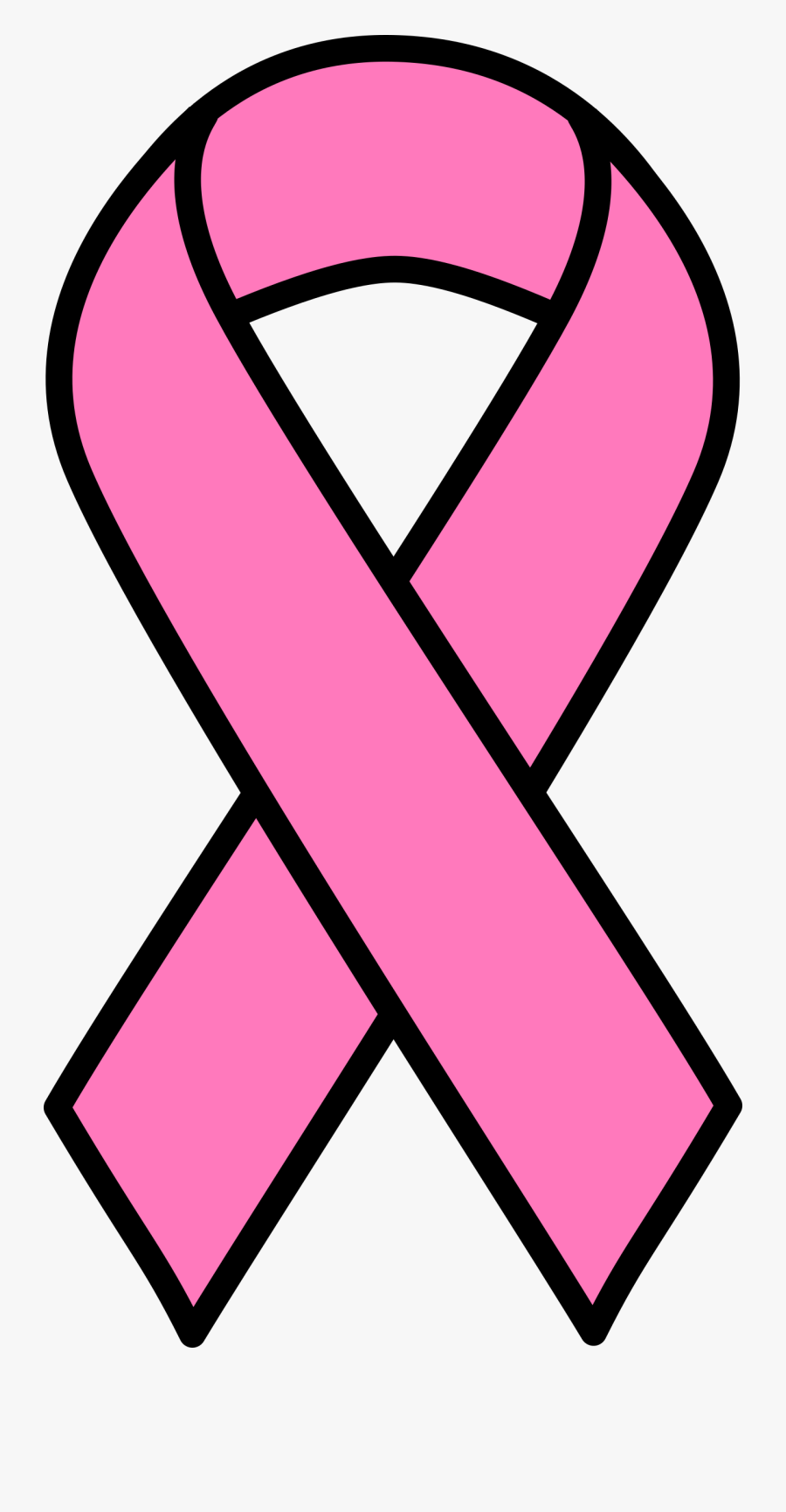 Printable Breast Cancer Ribbon - Clip Art Breast Cancer Ribbon, Transparent Clipart