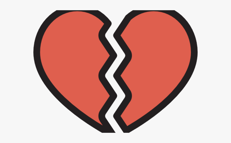 Broken Heart Clipart Heartache - Corazon Roto Dibujo Png, Transparent Clipart