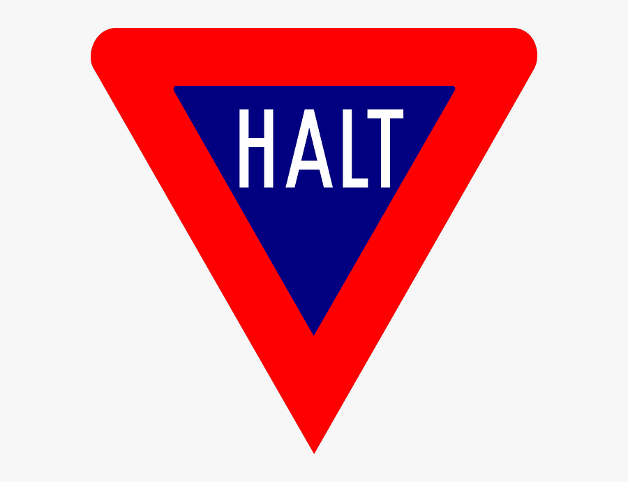 Halt - Clipart - Halt Clip Art, Transparent Clipart
