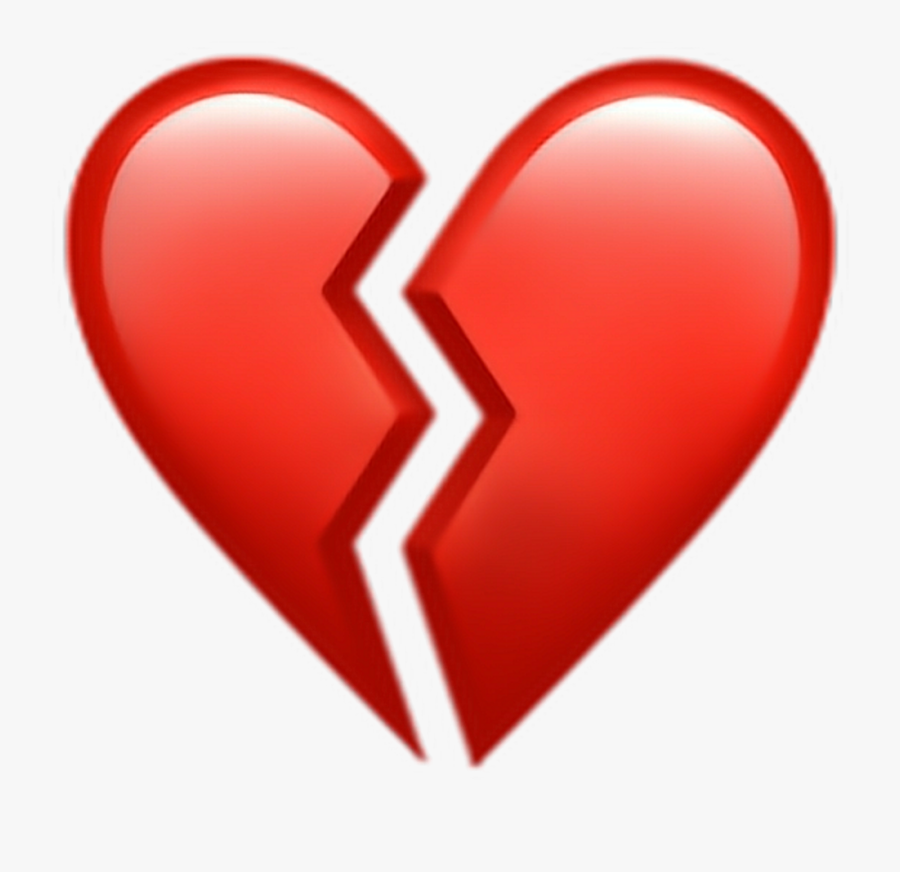 Broken Heart Clipart Picsart Transparent Broken Heart Emoji Free | Hot ...