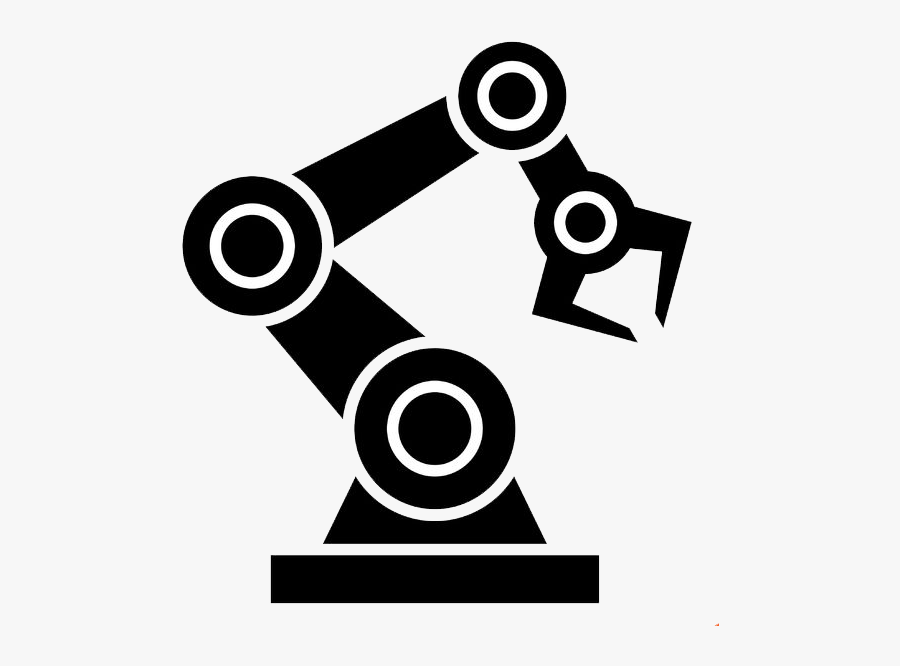 Clip Art Robotic Arm Clipart - Robot Symbol Png, Transparent Clipart