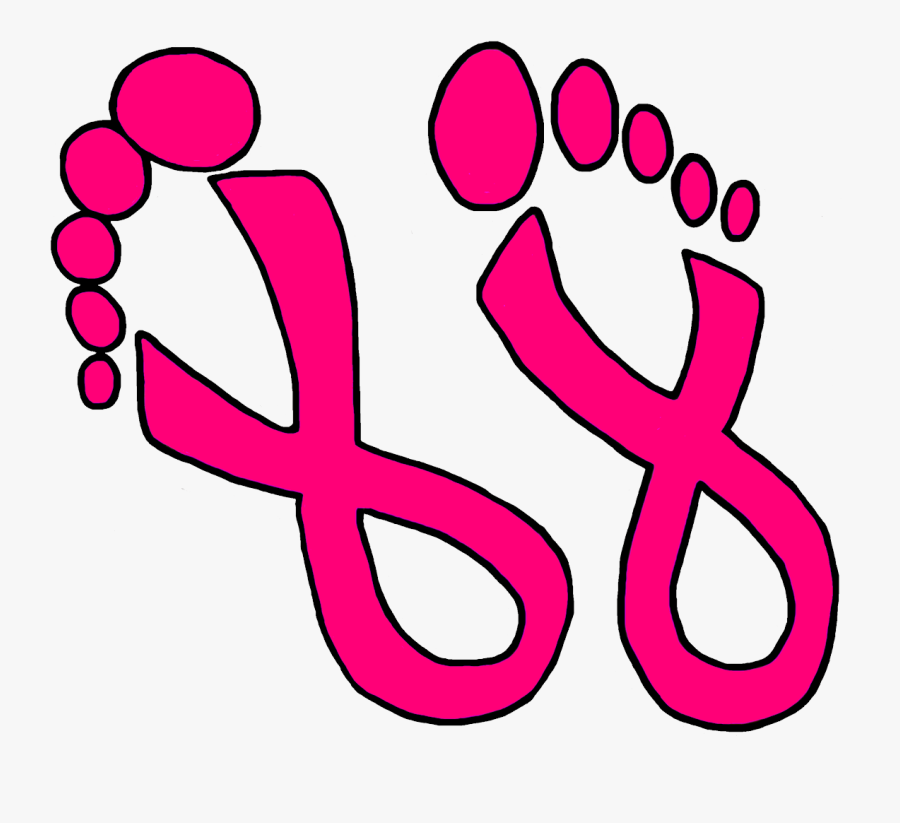 Think Pink Ribbon Clipart - Breast Cancer Walk Clipart, Transparent Clipart